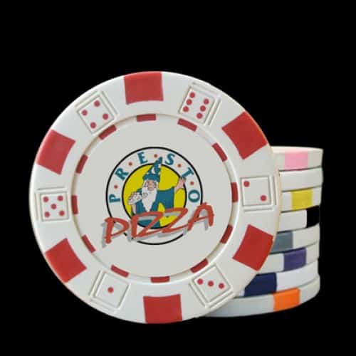 8 Stripe Custom Clay Poker Chips Direct Print Poker Chips